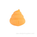 Cartoon shit shape latex squeaky pet dog toy